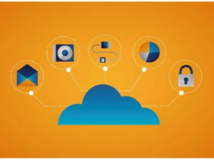 Logos of popular cloud storage services.