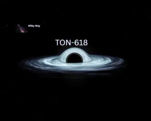 TON 618 biggest black hole in the universe.