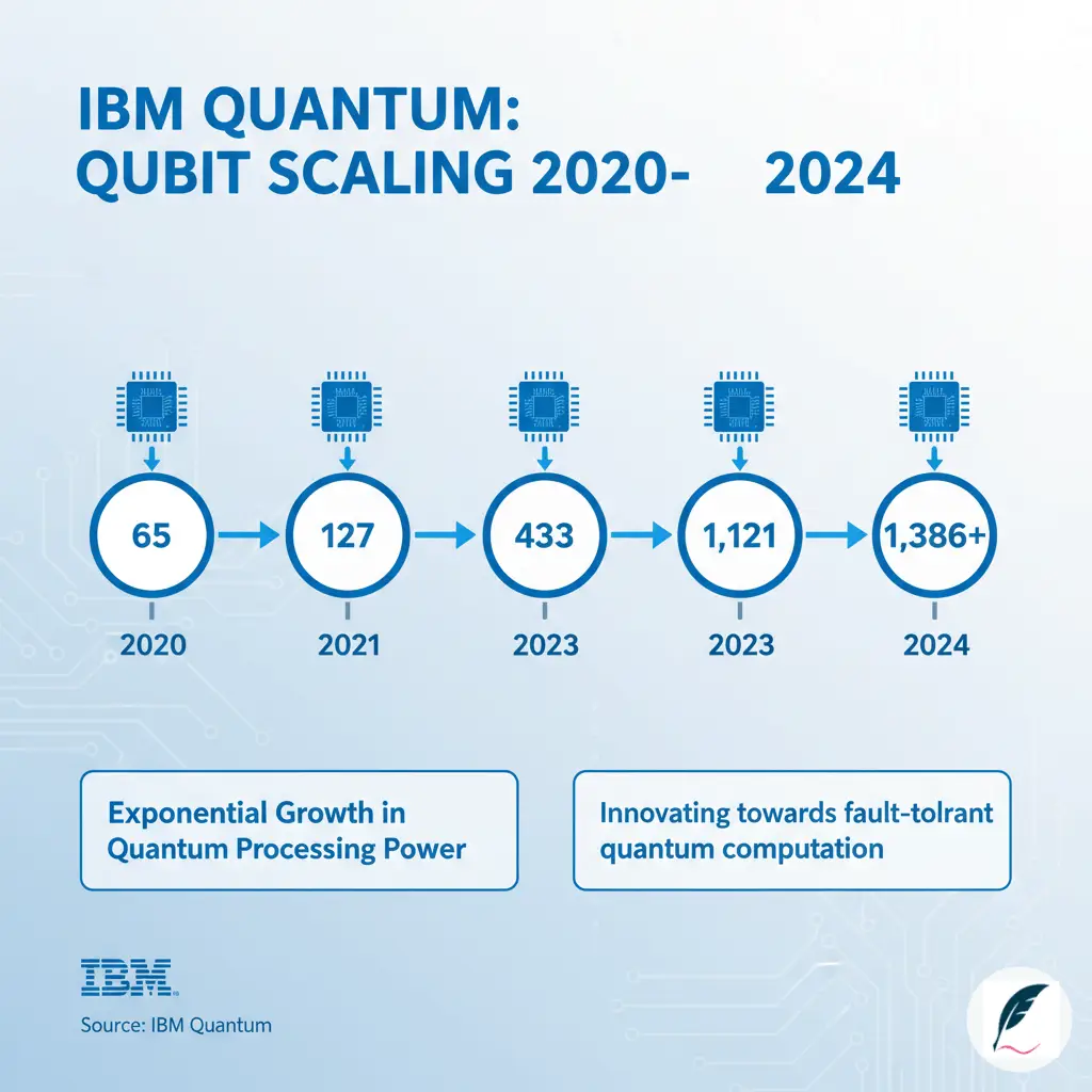 Diagram comparing physical qubits and logical qubits error correction surface code overhead quantum advantage.