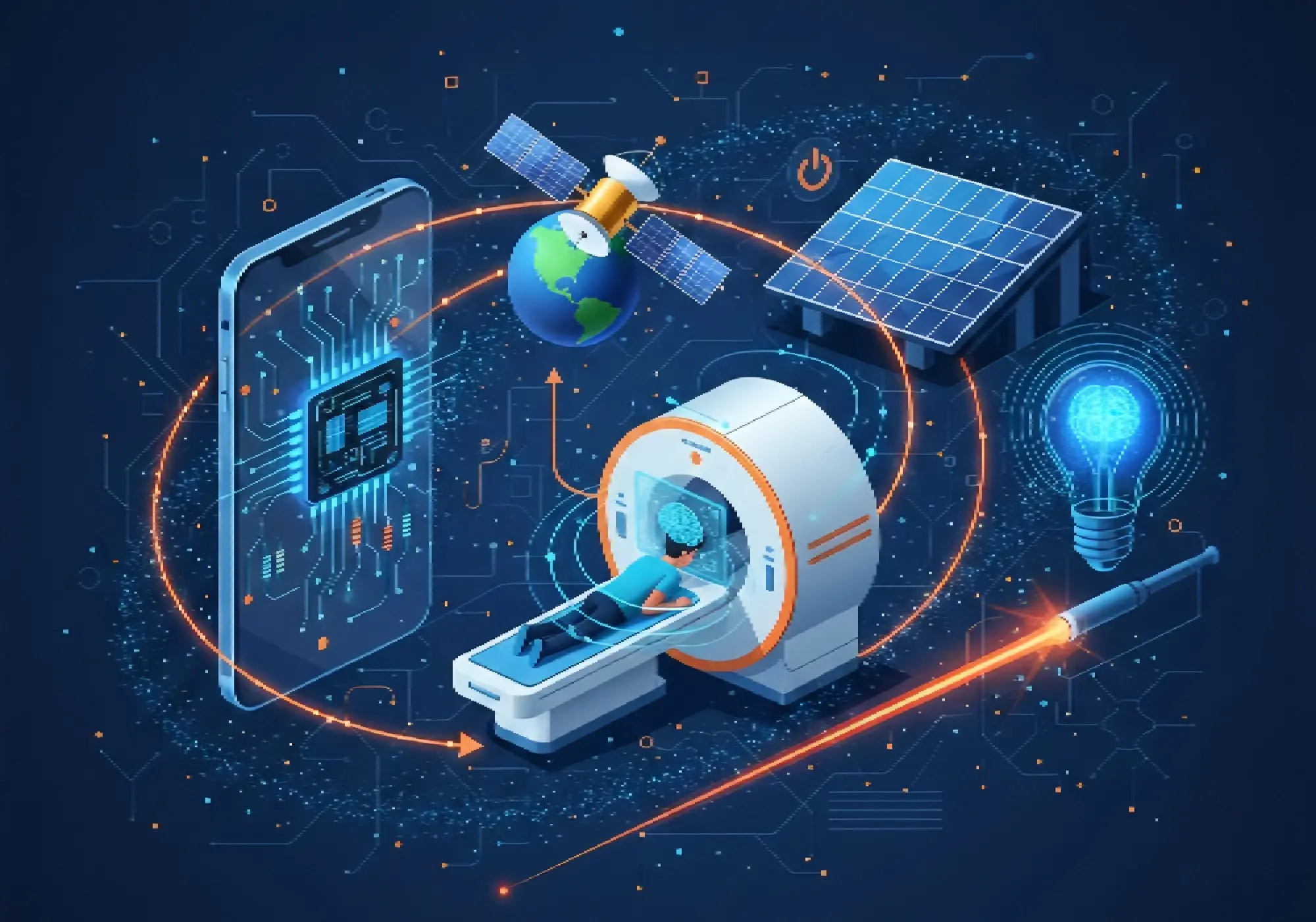 Applications of Modern Physics in Everyday Life: From Lasers to GPS, MRI & Beyond